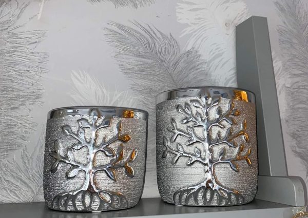 Silver Tree of Life Planter’s