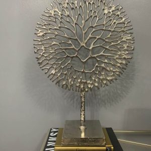 Silver Coral Sculpture