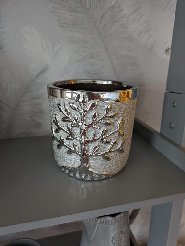 Silver Tree of Life Planter’s - Image 2