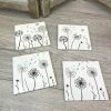 Dandelion Coasters