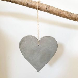 Cement Heart Decoration