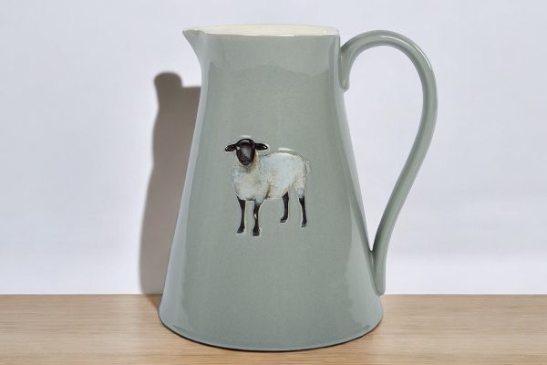 Embossed Sheep Jug