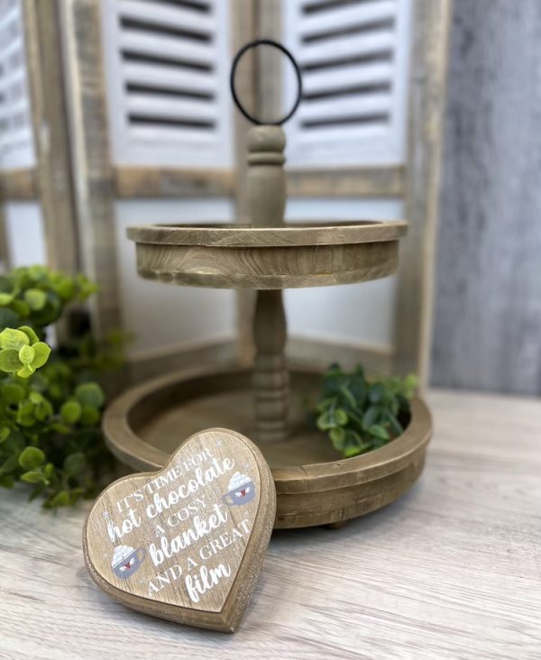 Two Tiered Rustic Stand