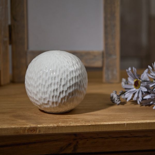 Ceramic Decorative Balls and Beaded Tray Set - Image 3