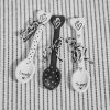 Black and White Spoons
