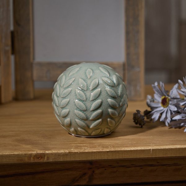 Ceramic Decorative Balls and Beaded Tray Set - Image 4