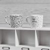 Be Happy Black and White Mug - Image 2
