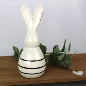 Bunny with Black Stripes