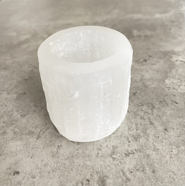 Selenite Tea Light Holder - Image 2