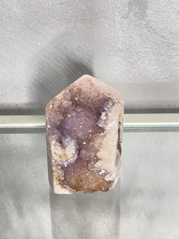 Pink Amethyst Druzy Tower