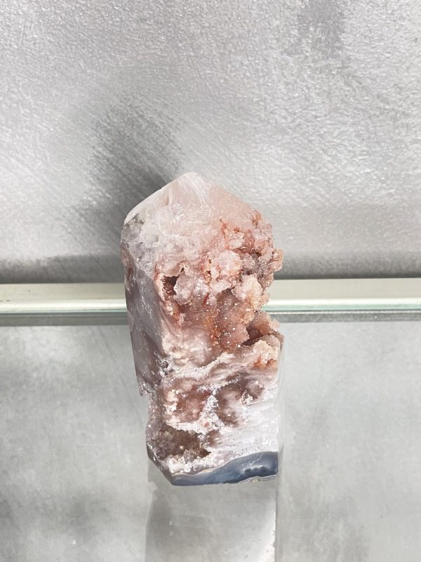 Pink Amethyst Druzy Tower