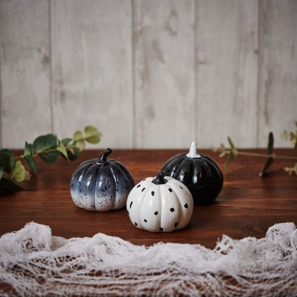 Monochrome Pumpkins set of 3